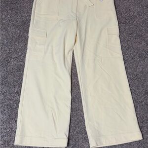Express Cream Cargo Pants